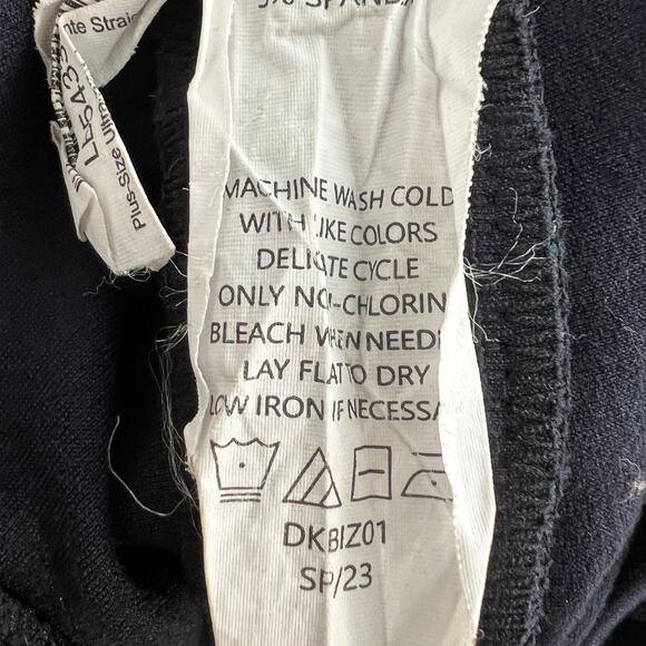 Quince Pants Womens Plus Size 1X Petite Stretchy Pull On Work Office Casual - Picture 7 of 9